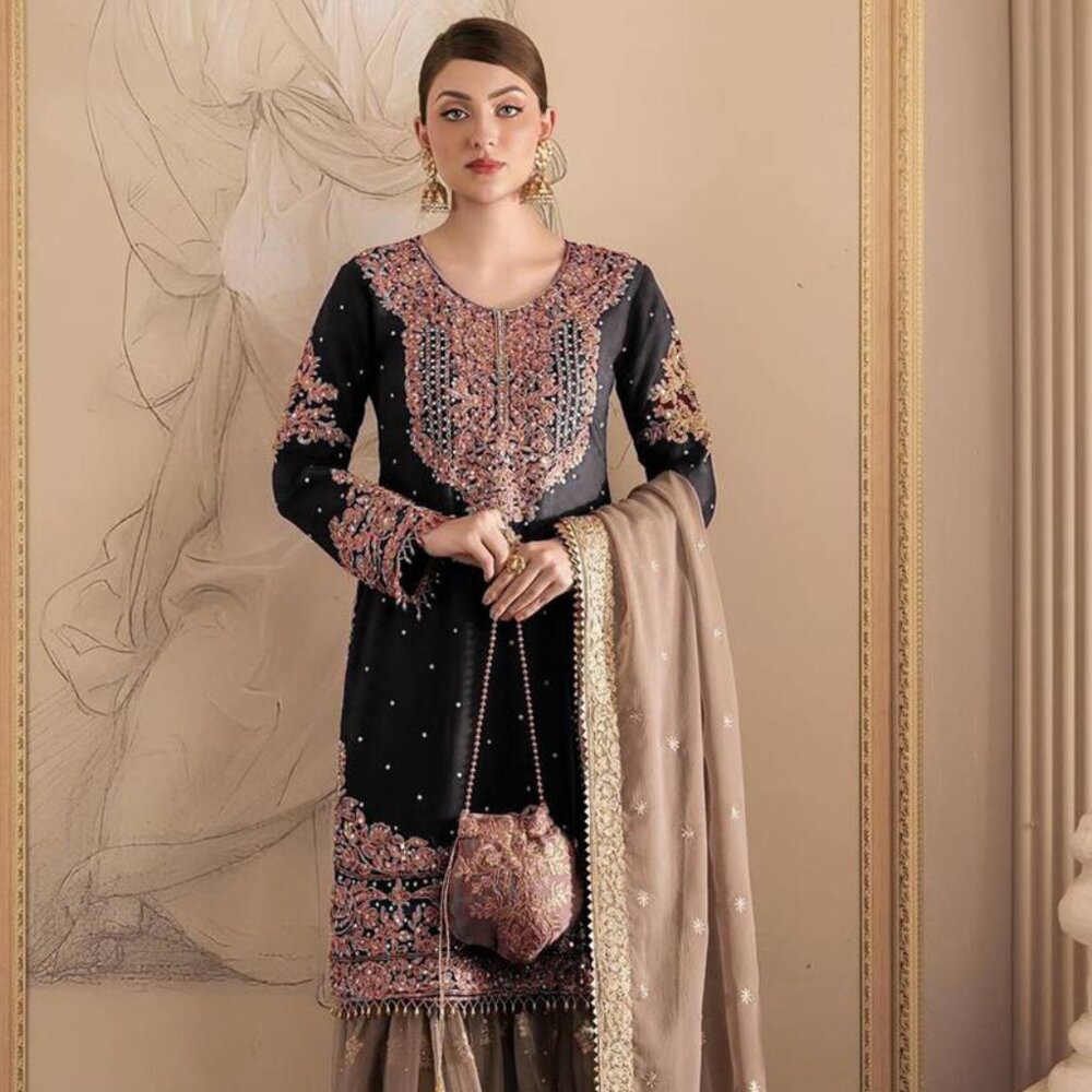 Readymade Sharara Suit Eid Dress | Indian Pakistani Wedding Outfit | Heavydress